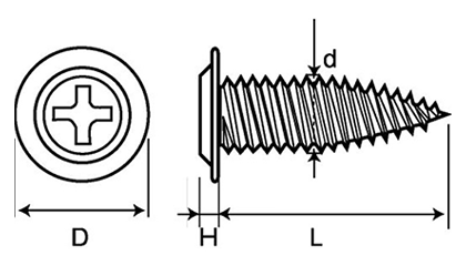 鉄 トルネードポイント フラットモドトラスの寸法図
