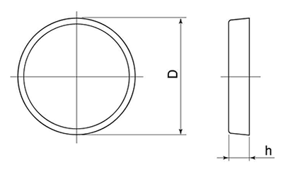 Zキャップ用 Aボックス(100個入)(スリムビス/コースレッド兼用)(ダンドリビス品)の寸法図