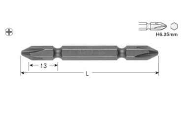 ベッセル ビット A14(G)(標準硬度)の寸法図
